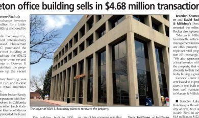 article about Broadway sale