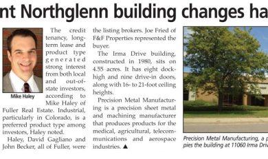 article about Northglenn sale