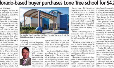 article about lone tree sale