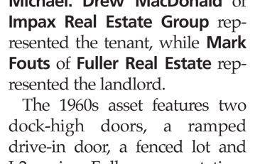 article about Glencoe lease