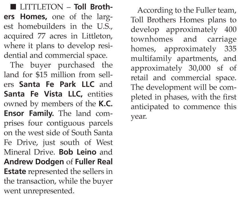 77 Acres on Santa Fe Dr. Sells | Fuller Real Estate