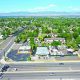 Aerial Image of Commercial/Service Building on .75 Acre Lot